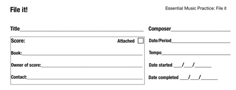 file it top of sheet