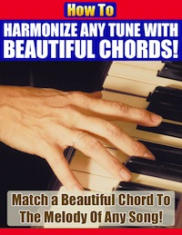 learn how to harmonize melodies on piano
