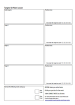 Music Practise Chart