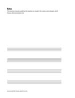 notes for music teachers and music students